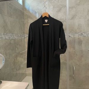 Black and silver sparkle cartigan